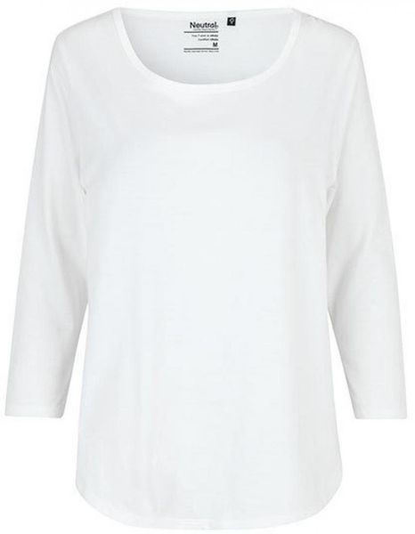 Neutral Langarmshirt Damen Three Quarter Sleeve günstig online kaufen