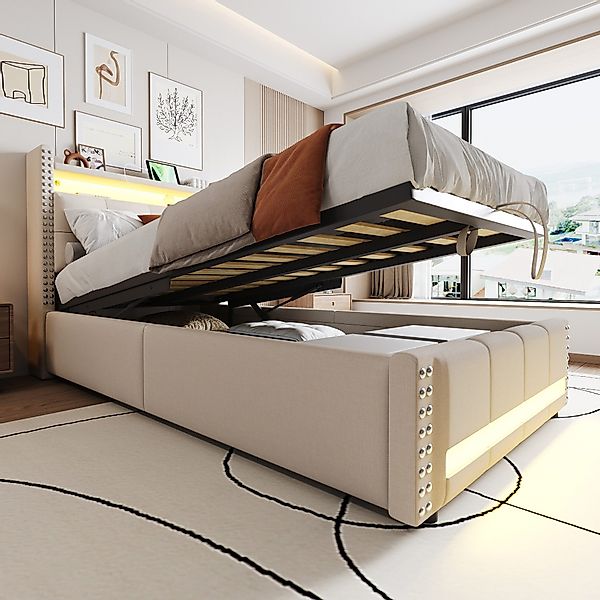STILVORA Polsterbett 90X200 mit matratze,Boxspringbett mit günstig online kaufen