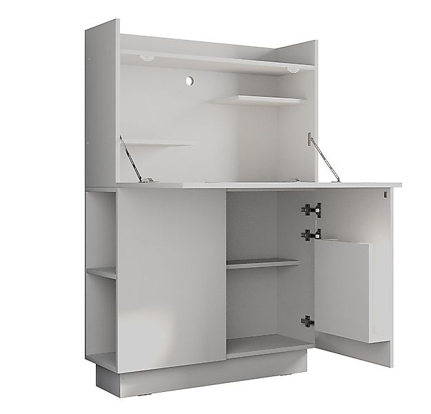 Vicco Regal-Schreibtisch Alena, Weiß, 85 x 27 cm günstig online kaufen