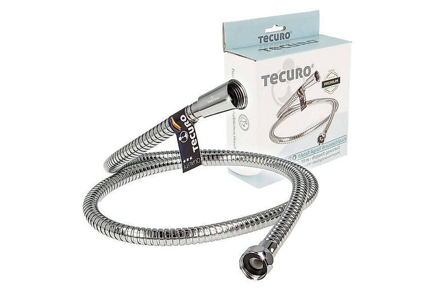 tecuro Brauseschlauch Metall Agraff Brauseschlauch, doppelt gewickelt günstig online kaufen