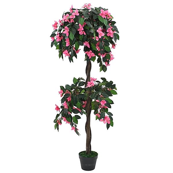 vidaXL Künstliche Rhododendron-Pflanze mit Topf 155 cm Grün und Rosa günstig online kaufen