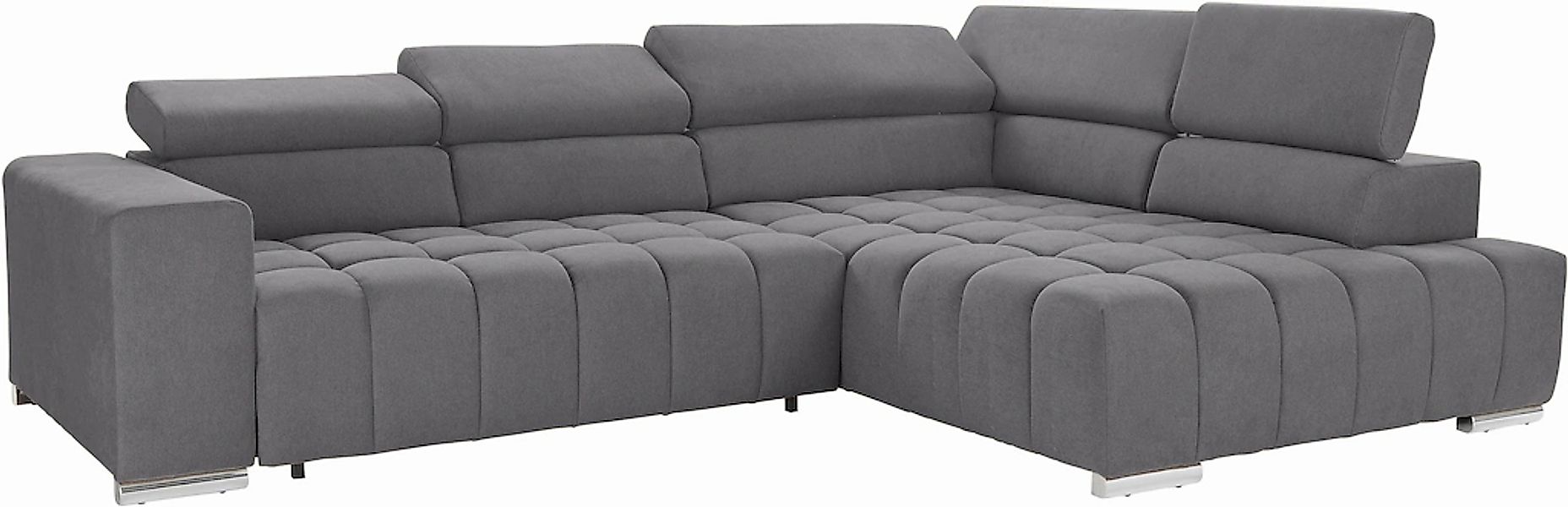 exxpo - sofa fashion Ecksofa "Elias, aktuelle Kreuzsteppung im Sitz, bequem günstig online kaufen