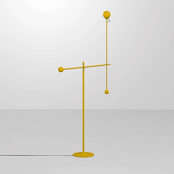Artemide Ixa LED-Stehleuchte justierbar gelb günstig online kaufen
