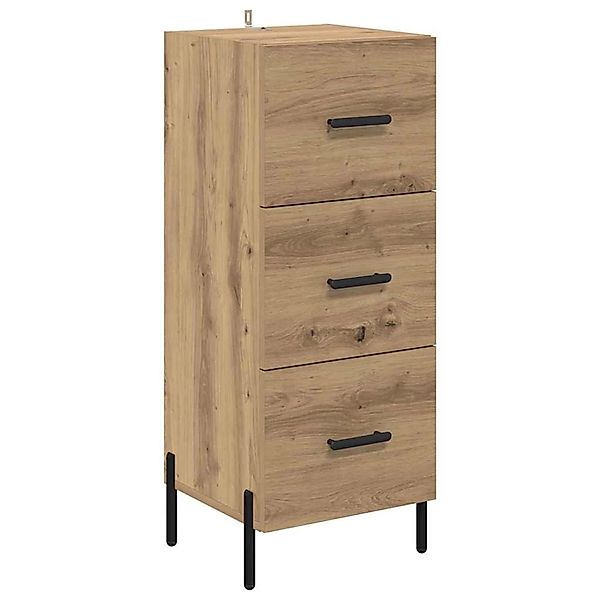 vidaXL Sideboard Artisan-Eiche 34 x 34,5 x 90 cm Holzwerkstoff 881568 günstig online kaufen