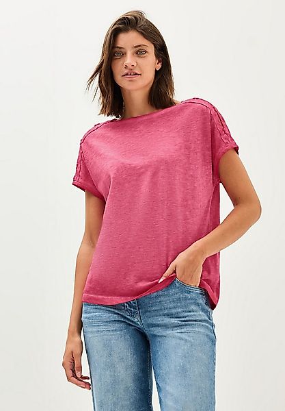 CECIL T-Shirt mit Knopfdetails an der Schulter günstig online kaufen