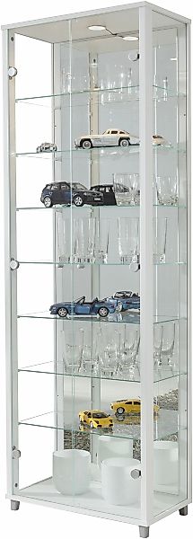 fif möbel Vitrine OPTIMA Standvitrine/Glasvitrine 2x Glastür,perfekt für Sa günstig online kaufen