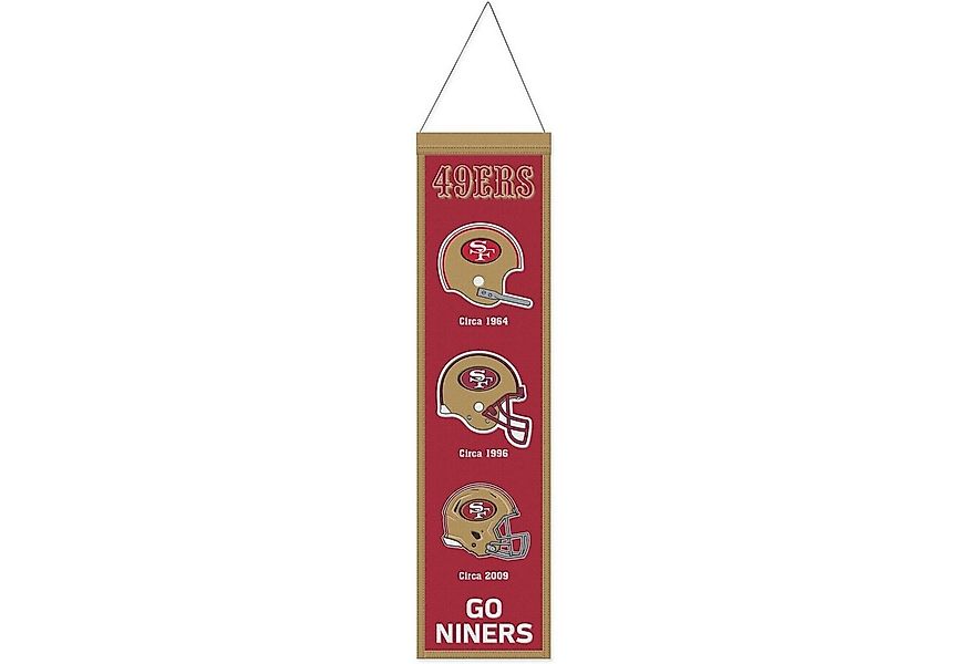 WinCraft Wanddekoobjekt NFL Teams EVOLUTION Wool Banner 80x20cm günstig online kaufen