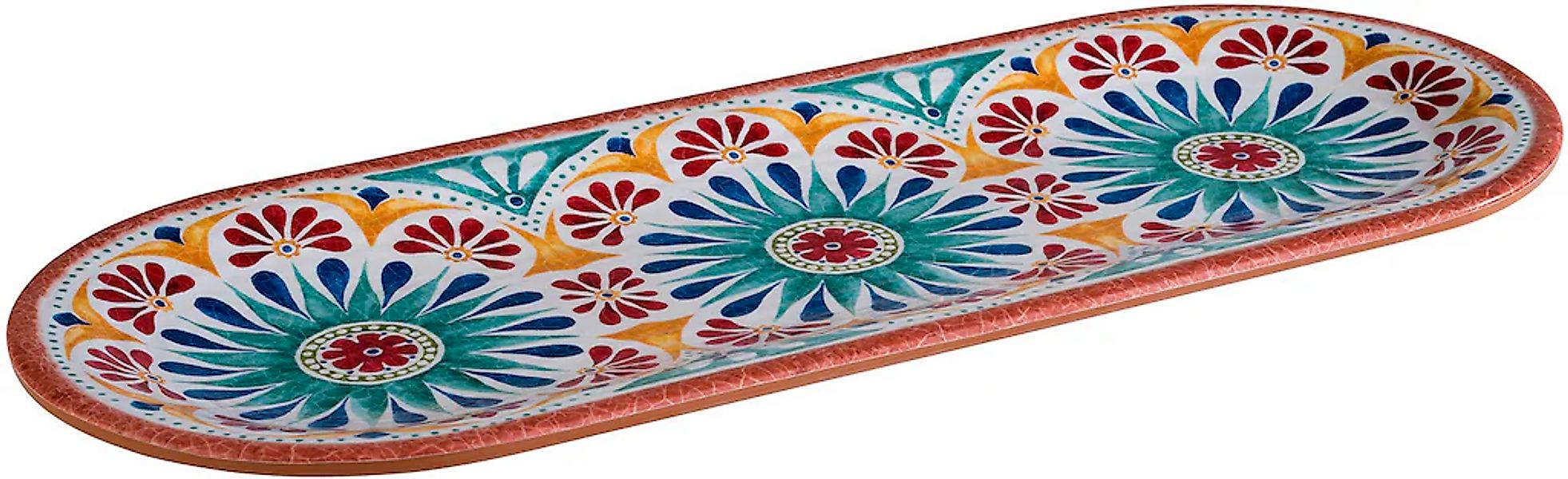 APS Teller "Arabesque" Terrakottaoptik, spülmaschinengeeignet, Länge 38 cm günstig online kaufen