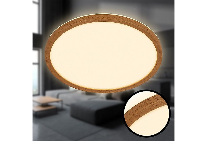 Briloner Leuchten Deckenleuchte LED Deckenlampe Extra-Warmweiß Wohnzimmer S günstig online kaufen