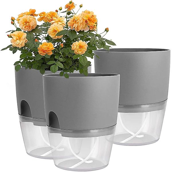 SURFOU Kräutertopf Blumentopf Selbstbewässerungstopf Pflanzentopf küche günstig online kaufen
