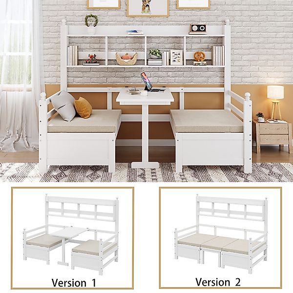 MC Star Schlafsofa Multifunktionales Massivholz200x90 cm, günstig online kaufen