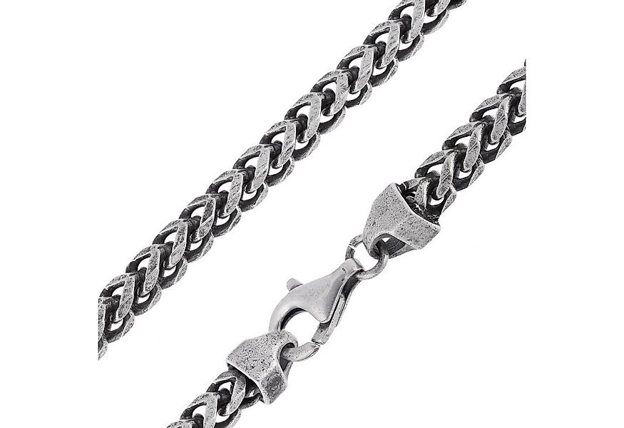 trendor Kette ohne Anhänger Herren-925 Silber Oxydiert Fuchsschwanzkette 4, günstig online kaufen