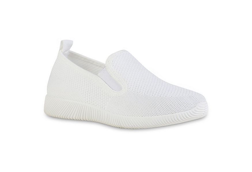 VAN HILL 841611 Laufschuh Damen Slip Ons Sportschuhe Sportliche Strick Frei günstig online kaufen