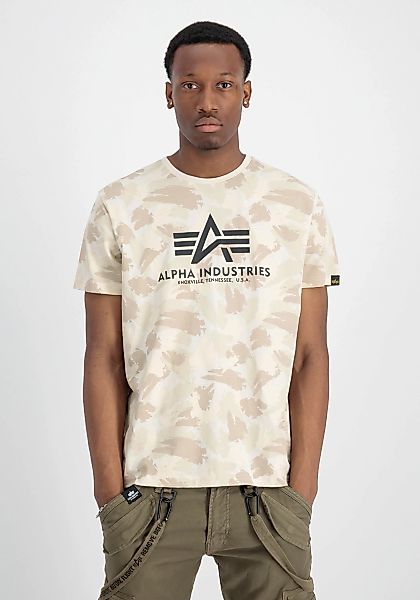 Alpha Industries T-Shirt "Alpha Industries Men - T-Shirts Basic T-Shirt Cam günstig online kaufen