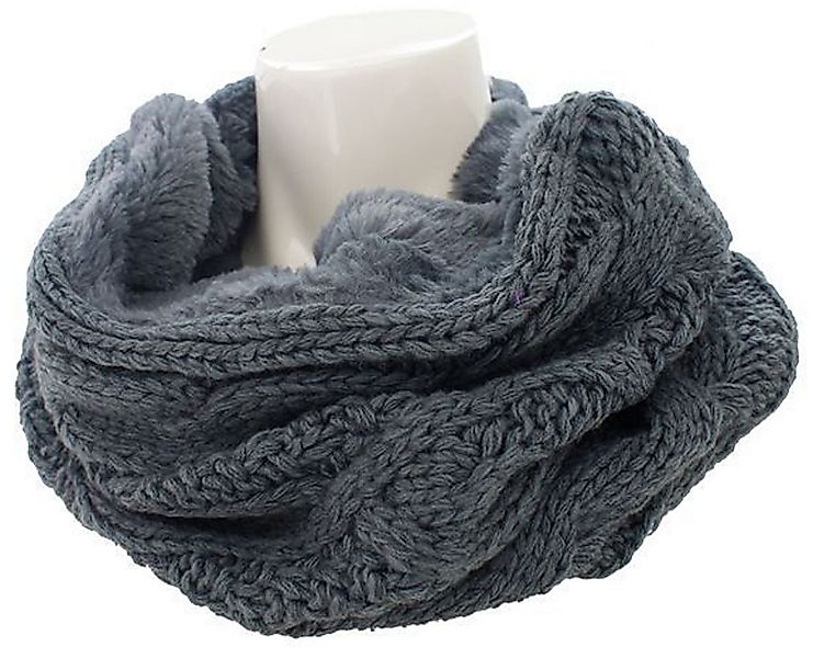 chic4home Loop Winter Weave, (1-St. 1-teilig), Damen Loop-Schal ca.30x80cm günstig online kaufen
