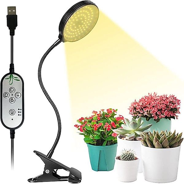 Rosnek Pflanzenlampe 1/2/3/4 Köpfe, dimmbar, ein günstig online kaufen