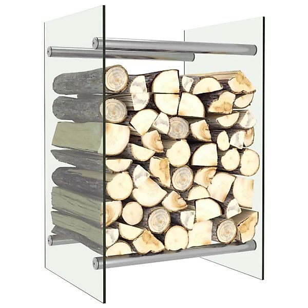 Brennholzregal Transparent 40 X 35 X 60 Cm Glas günstig online kaufen