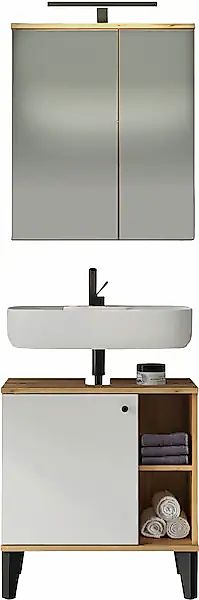 INOSIGN Badmöbel-Set »OSLO, Bad im skandinavischen Design, 2-teiliges Badez günstig online kaufen