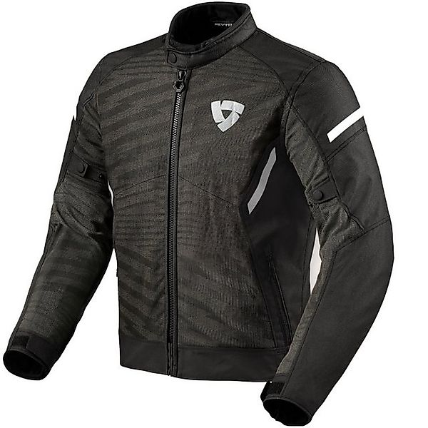 Revit Motorradjacke Revit Torque 2 H2O Textiljacke Schwarz / Weiss XL günstig online kaufen