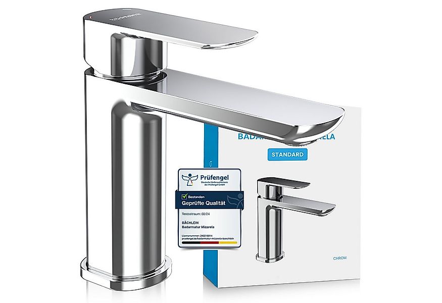 Bächlein Badarmatur Elegante Waschtischarmatur Mizarela (Chrom) hochwertige günstig online kaufen