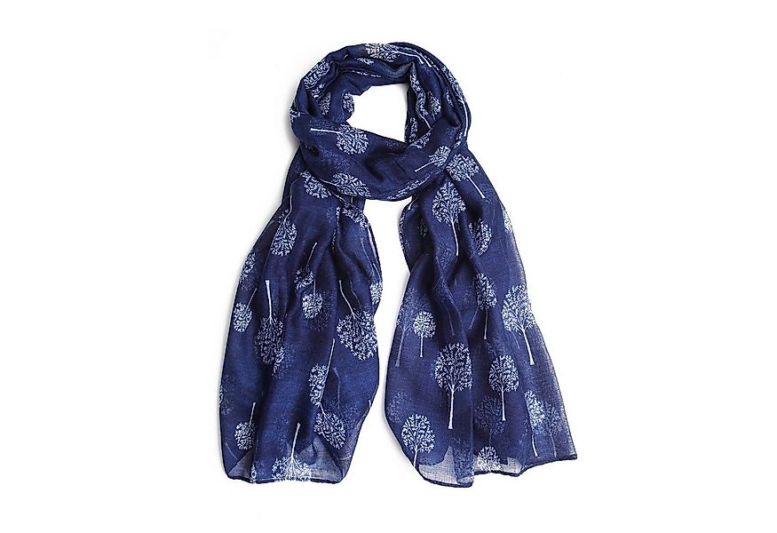 Miss Lulu Modeschal Weicher Viskose-Schal mit Vogel-Blumen-Schmetterling-Ba günstig online kaufen