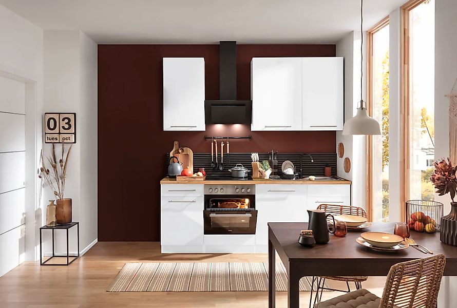 wiho Küchen Küchenzeile "Unna" ohne E-Geräte, Breite 220 cm günstig online kaufen