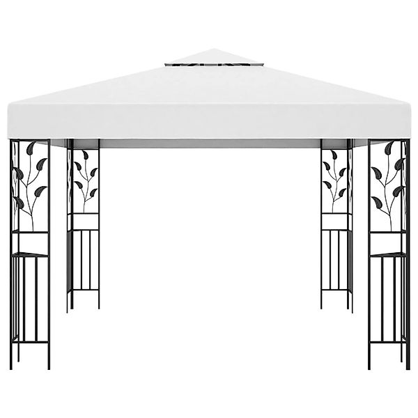 vidaXL Pavillon 3x3 m Weiß 180 g/m2 günstig online kaufen