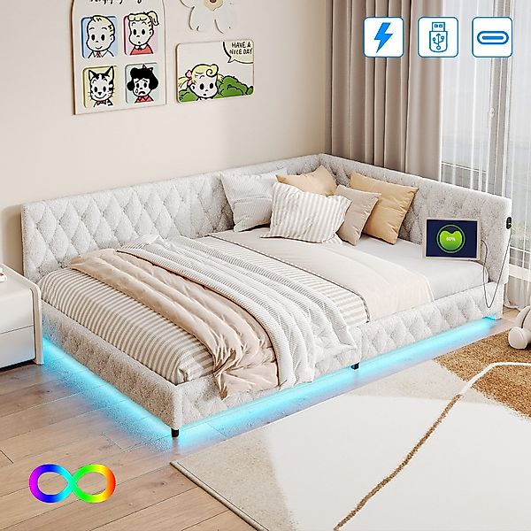 Gdood Polsterbett Doppelbett Daybett Tagesbett (1 günstig online kaufen