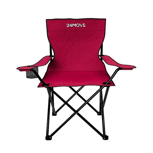 24Move Campingstuhl Faltstuhl Rot Getraenkehalter Tragetasche Outdoor Faltb günstig online kaufen