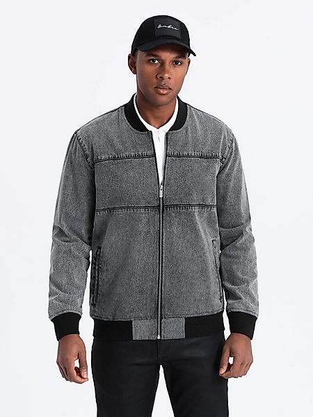 OMBRE Bomberjacke Denim-Bomberjacke für Herren mit günstig online kaufen