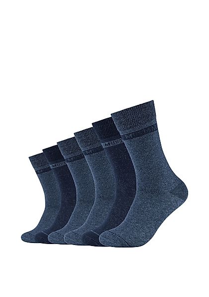 MUSTANG Socken "casual", (6 Paar), weicher und elastischer Komfortbund günstig online kaufen