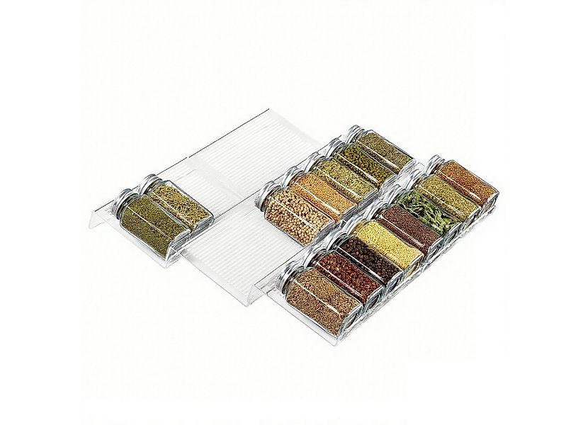 Lifewit Gewürzregal Gewürz Organizer Schublade, Abnehmbares Gewürzregal günstig online kaufen