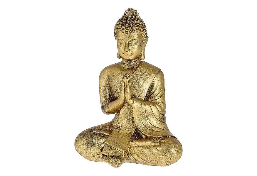 HAC24 Dekofigur Sitzender Buddha Figur Deko Budda Skulptur Dekofigur Wetter günstig online kaufen