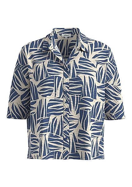 s.Oliver Druckbluse bequeme Passform günstig online kaufen