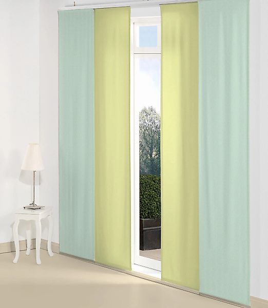 Wirth Schiebegardine "Sunday" Paneelwagen 1 Stk. tlg. Mit Zubehör günstig online kaufen