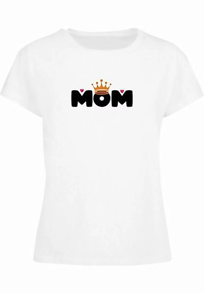 Merchcode T-Shirt Merchcode Damen Ladies Mothers Day - Queen Mom Box Tee (1 günstig online kaufen