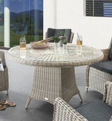 Destiny Sitzgruppe MALAGA LUNA, Polyrattan, 4 günstig online kaufen