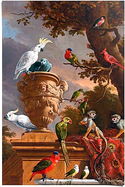 Reinders Poster "De Menagerie - Melchior dHondecoeter" günstig online kaufen
