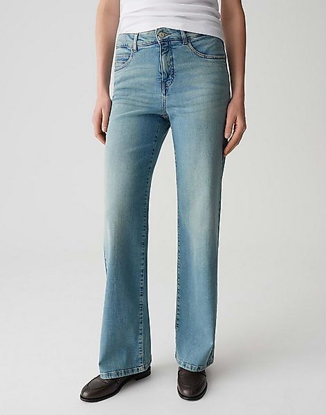 OPUS PANTS Weite Jeans MELLY MODERN mit Powerstretch Mid Rise Long, BCI Cot günstig online kaufen