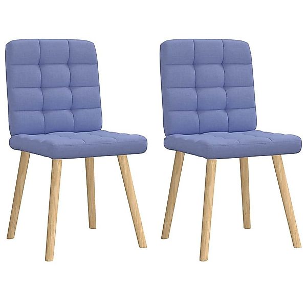 vidaXL Esszimmerstuhl Esszimmerstühle 2 Stk. Jeansblau günstig online kaufen