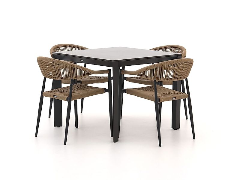 Manifesto Belpasso/Sestino 90 cm Gartenmöbel-Set 5-teilig stapelbar günstig online kaufen
