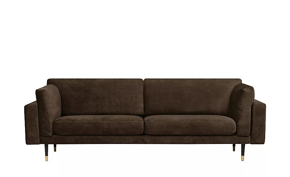 Einzelsofa - braun - 247 cm - 80 cm - 90 cm - Polstermöbel > Sofas > 3-Sitz günstig online kaufen