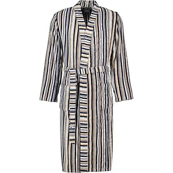 Cawö Herrenbademantel Herren Morgenmantel, Midi, Baumwolle, Kimonokragen, G günstig online kaufen