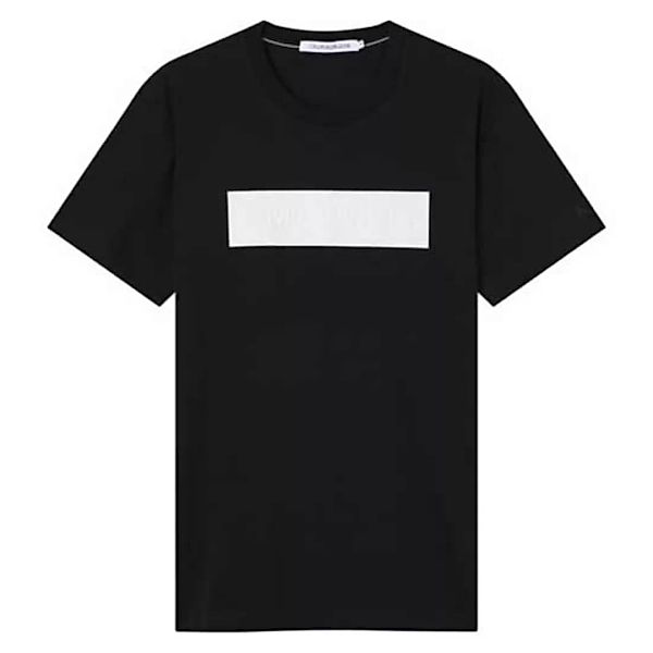 Calvin Klein Jeans Blocking Logo Kurzärmeliges T-shirt S Ck Black günstig online kaufen