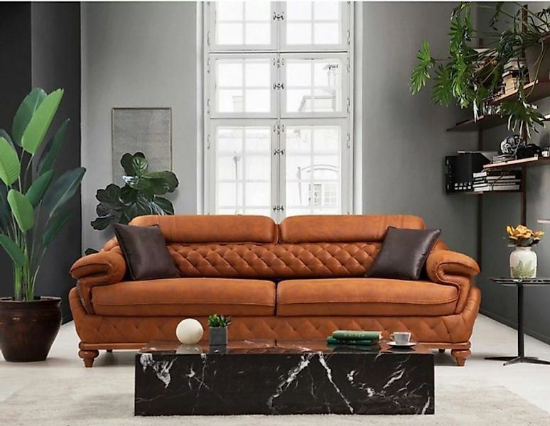 JVmoebel 3-Sitzer Dreisitzer Sofa Couch Wohnzimmer Polstersofas Modern Desi günstig online kaufen