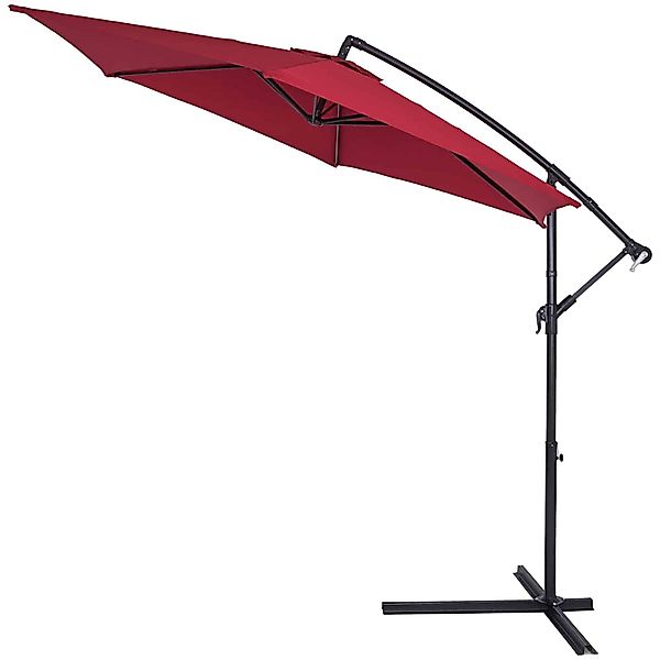Ampelschirm Grün Alu Ø300cm UV-Schutz 50+ mit Windsicherung günstig online kaufen