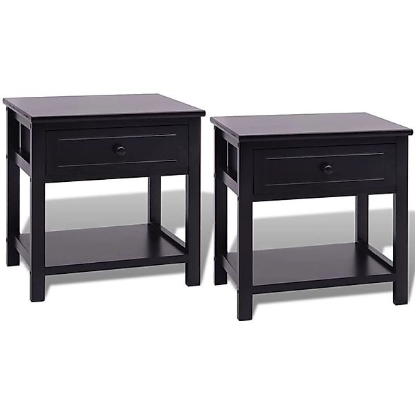 vidaXL Nachttisch Nachttische 2 Stk. Holz günstig online kaufen