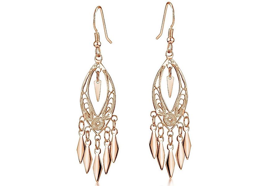 Materia Paar Ohrhänger Damen Ohrringe Orientalisch SO-222 Rose, 925 Sterlin günstig online kaufen