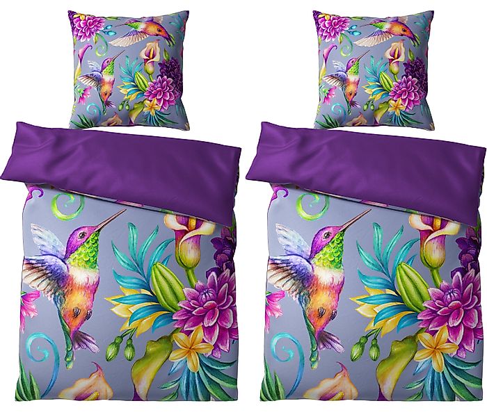 SANILO Bettwäsche 4-teilig Kolibri günstig online kaufen