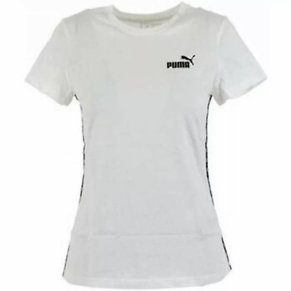 Puma  T-Shirt 676131_power_tape_bianco günstig online kaufen